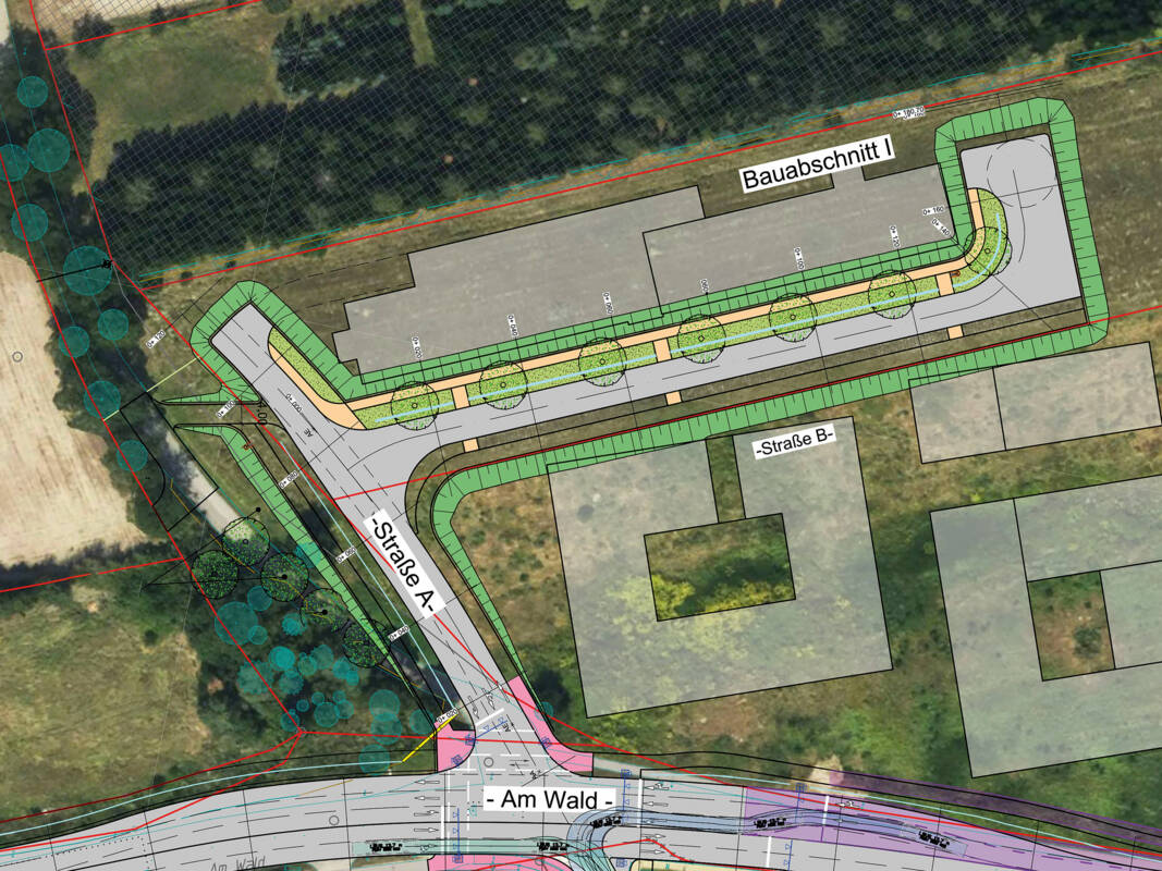 Plan Erschließung Technologiepark