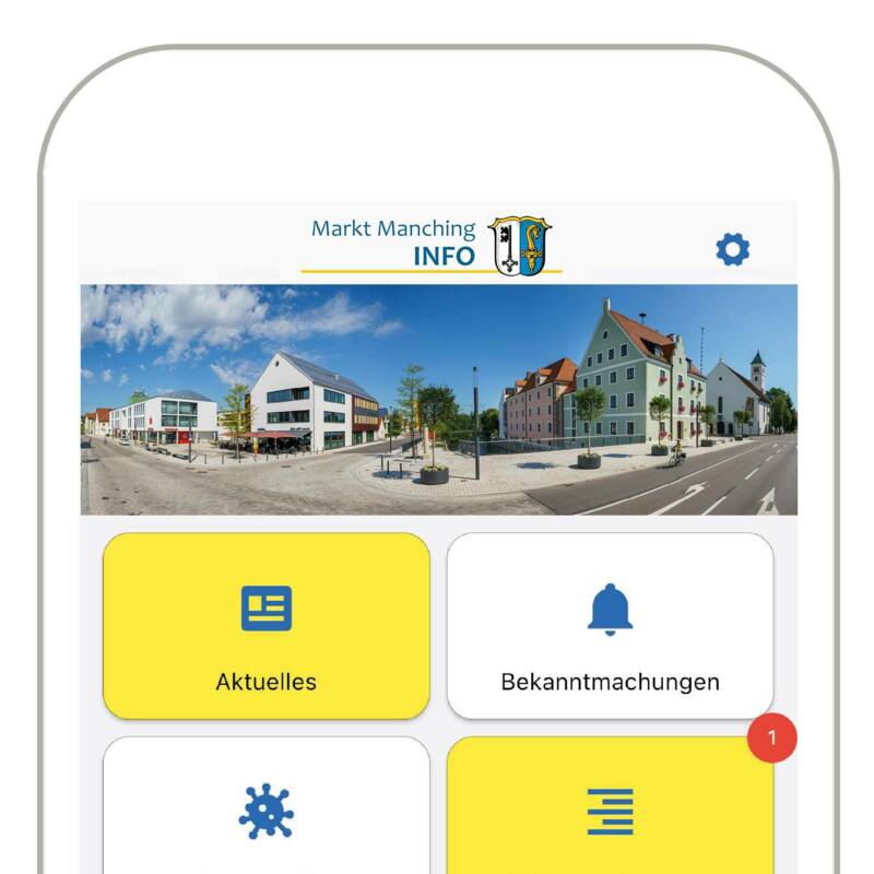 App Hauptseite