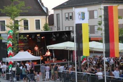 5. Manchinger Sommernacht 2023 Blick auf Bühne